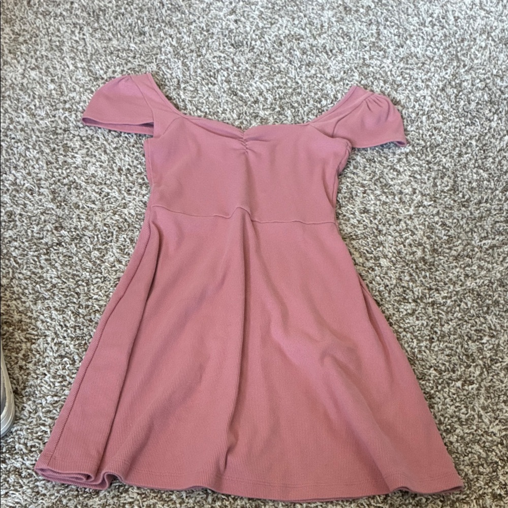 Wild Fable Pink Ribbed Top
